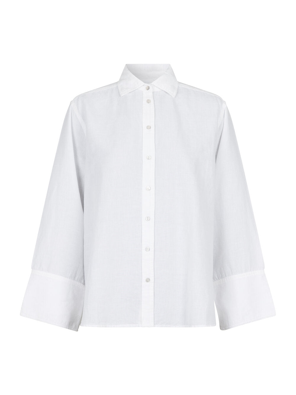 Hope hørskjorte - White